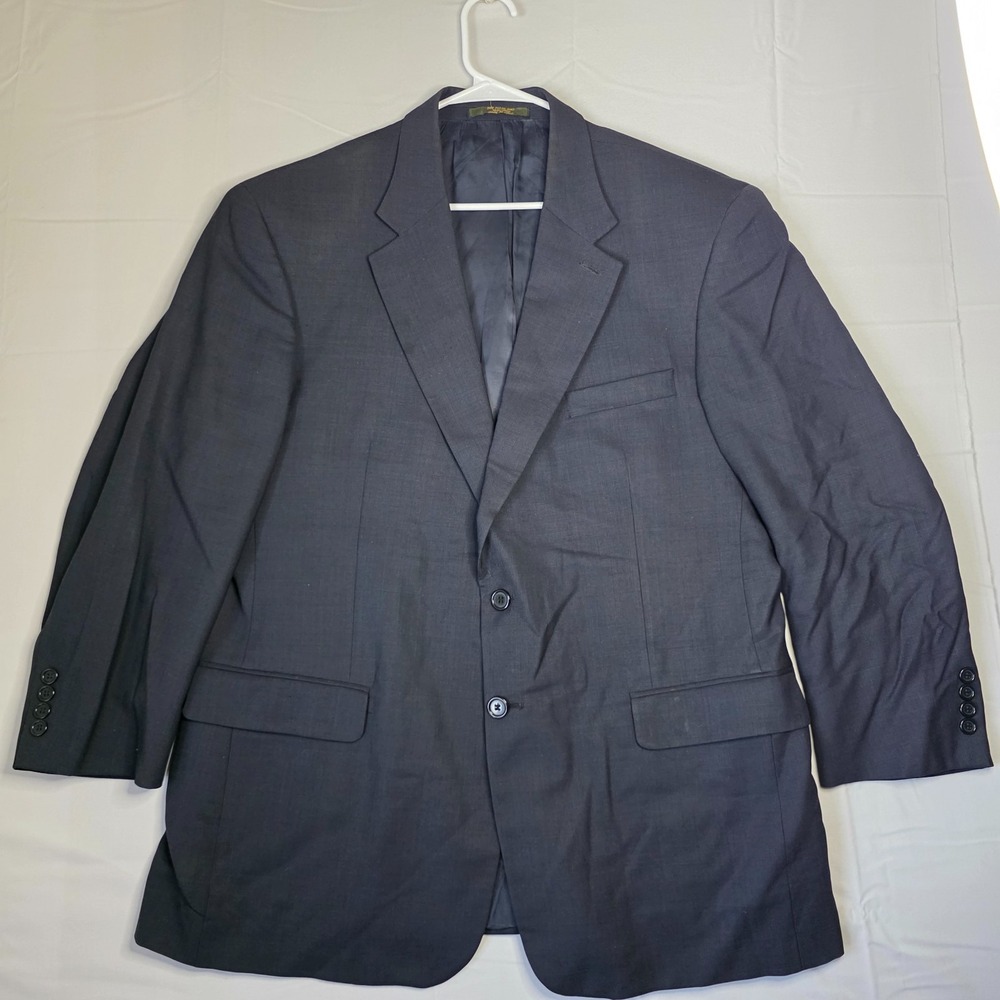 custom-tailored Tom James Corporate Image wool suit jacket